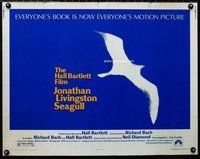 z763 JONATHAN LIVINGSTON SEAGULL half-sheet movie poster '73 Richard Bach