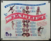 z801 STARLIFT half-sheet movie poster '51 Gary Cooper, James Cagney