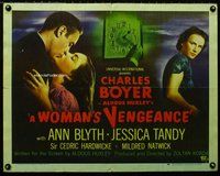 z825 WOMAN'S VENGEANCE half-sheet movie poster '47 Charles Boyer, Tandy