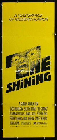 z333 SHINING insert movie poster '80 Stephen King, Stanley Kubrick