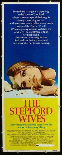 z357 STEPFORD WIVES insert movie poster '75 Katharine Ross