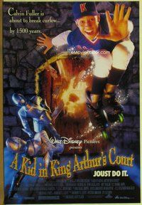 a098 KID IN KING ARTHUR'S COURT DS one-sheet movie poster '95 Walt Disney