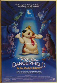 a146 ROVER DANGERFIELD one-sheet movie poster '91 Rodney Dangerfield