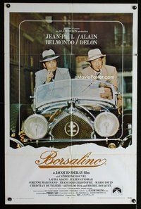 b133 BORSALINO one-sheet movie poster '70 Jean-Paul Belmondo, Alain Delon