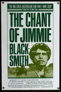 b152 CHANT OF JIMMIE BLACKSMITH one-sheet movie poster '80 Fred Schepisi