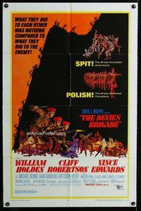 b191 DEVIL'S BRIGADE one-sheet movie poster '68 William Holden, Rennie