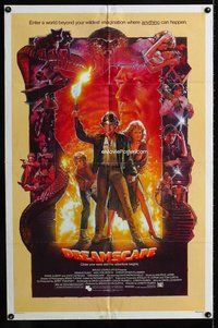 b203 DREAMSCAPE one-sheet movie poster '84 Dennis Quaid, Drew Struzan art!