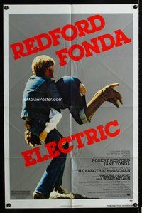 b207 ELECTRIC HORSEMAN one-sheet movie poster '79 Robert Redford, Fonda