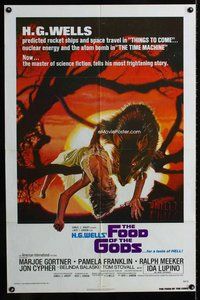 b221 FOOD OF THE GODS one-sheet movie poster '76 Drew Struzan horror art!