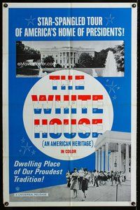 b543 WHITE HOUSE one-sheet movie poster '60s An American Heritage!