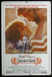 c062 HEAVEN'S GATE forty by sixty movie poster '81 Kristofferson, Cimino