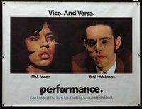 c054 PERFORMANCE subway movie poster '70 Nicolas Roeg, Jagger