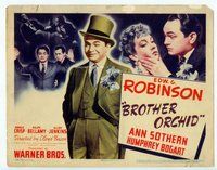 d049 BROTHER ORCHID movie title lobby card '40 Edward G. Robinson, Sothern