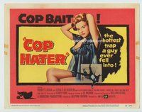 d074 COP HATER movie title lobby card '58 Ed McBain gritty film noir!