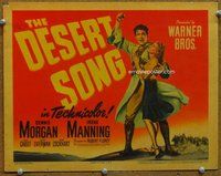 d093 DESERT SONG movie title lobby card '29 Oscar Hammerstein II