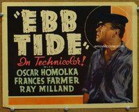 d106 EBB TIDE other company movie title lobby card '37 Oscar Homolka, Farmer