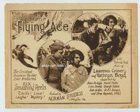 d125 FLYING ACE movie title lobby card '26 Norman black cast aviation!