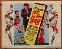 d174 IT'S IN THE BAG movie title lobby card R52 Fred Allen, Jack Benny