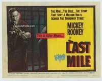 d193 LAST MILE movie title lobby card '59 Mickey Rooney on death row!