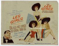 d199 LES GIRLS movie title lobby card '57 Cukor, Gene Kelly, Mitzi Gaynor