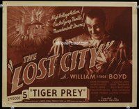 d212 LOST CITY Chap 5 movie title lobby card '35 William Boyd serial!