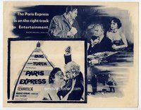d272 PARIS EXPRESS movie title lobby card '53 Claude Rains, Marta Toren