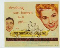 d343 SOLID GOLD CADILLAC movie title lobby card '56 Al Hirschfeld artwork!