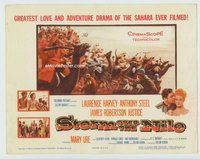 d348 STORM OVER THE NILE movie title lobby card '56 Laurence Harvey in Egypt