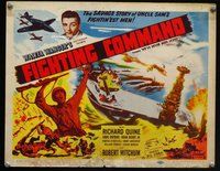 d363 TEXAS TO TOKYO movie title lobby card R50 Fighting Command!