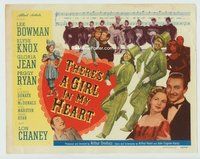 d365 THERE'S A GIRL IN MY HEART movie title lobby card '49 Gloria Jean