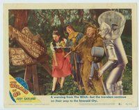 d003 WIZARD OF OZ movie lobby card #8 R49I'd turn back if I were you