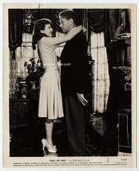 g101 BALL OF FIRE vintage 8x10 movie still '41 Barbara hugs Gary Cooper!