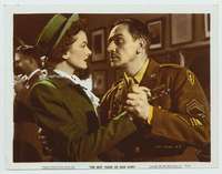 g014 BEST YEARS OF OUR LIVES color vintage 7.75x10 movie still '47 Loy, March