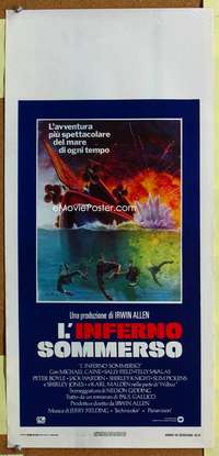 h027 BEYOND THE POSEIDON ADVENTURE Italian locandina movie poster '79