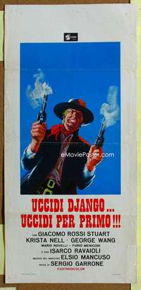 h042 KILL DJANGO KILL FIRST Italian locandina movie poster '71