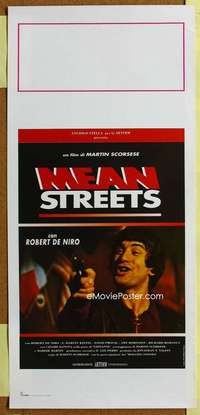 h048 MEAN STREETS Italian locandina movie poster R80s Robert De Niro