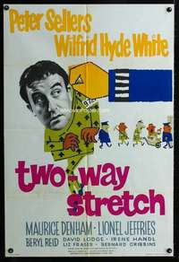 m040 TWO-WAY STRETCH English one-sheet movie poster '60 Peter Sellers