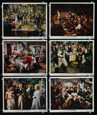 p218 BUCCANEER 6 color vintage movie 8x10 stills '58 Yul Brynner, Heston