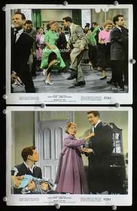 p432 BUNDLE OF JOY 2 color vintage movie 8x10 stills '56 Debbie Reynolds