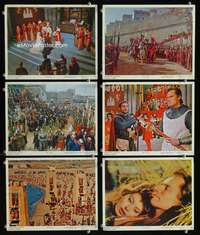 p223 EL CID 6 color vintage movie 8x10 stills '61 Charlton Heston, Loren