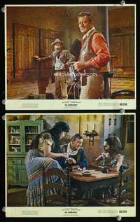 p457 EL DORADO 2 color vintage movie 8x10 stills '66 John Wayne in both!
