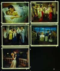 p261 IT STARTED WITH A KISS 5 Eng/US color vintage movie 8x10 stills '59