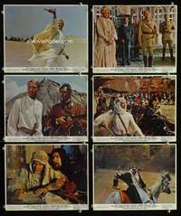 p228 LAWRENCE OF ARABIA 6 color vintage movie 8x10 stills R71 David Lean