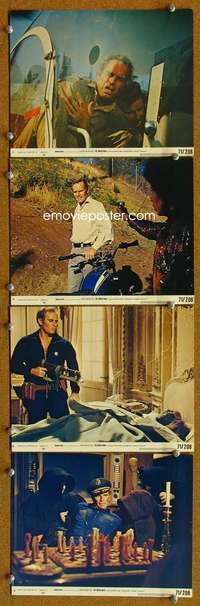 p323 OMEGA MAN 4 vintage movie 8x10 mini lobby cards '71 Charlton Heston