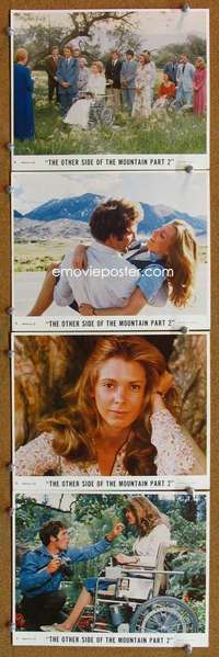 p333 OTHER SIDE OF THE MOUNTAIN PART 2 4 vintage movie 8x10 mini lobby cards '78