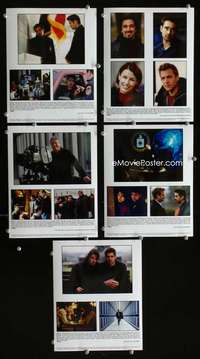 p272 RECRUIT 5 color vintage movie 8x10 stills '03 Al Pacino, Colin Farrell
