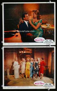 p518 REVOLT OF MAMIE STOVER 2 color vintage movie 8x10 stills '56 Jane Russell