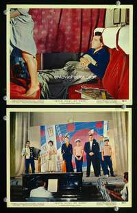 p526 SEVEN HILLS OF ROME 2 Eng/US color vintage movie 8x10 stills '58 Lanza