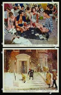 p558 WHERE THE BOYS ARE 2 Eng/US color vintage movie 8x10 stills '61 Francis