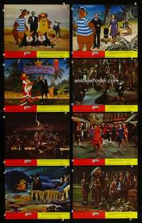 p037 BEDKNOBS & BROOMSTICKS 8 color vintage movie English Front of House lobby cards R79